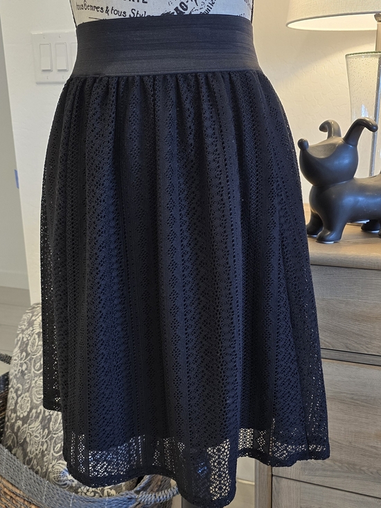 Studio Dresses & Skirts - Studio Black Lace Circle Skirt